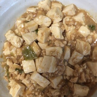 白味噌と鶏ひき肉の麻婆豆腐